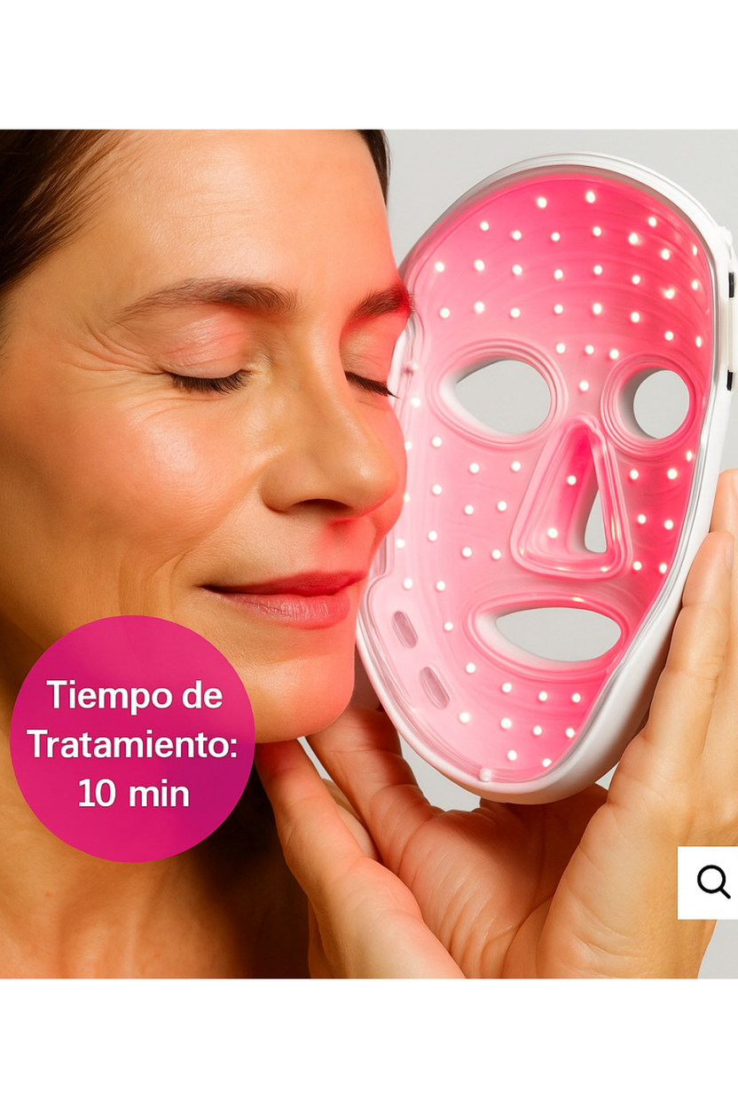 Máscara facial LED